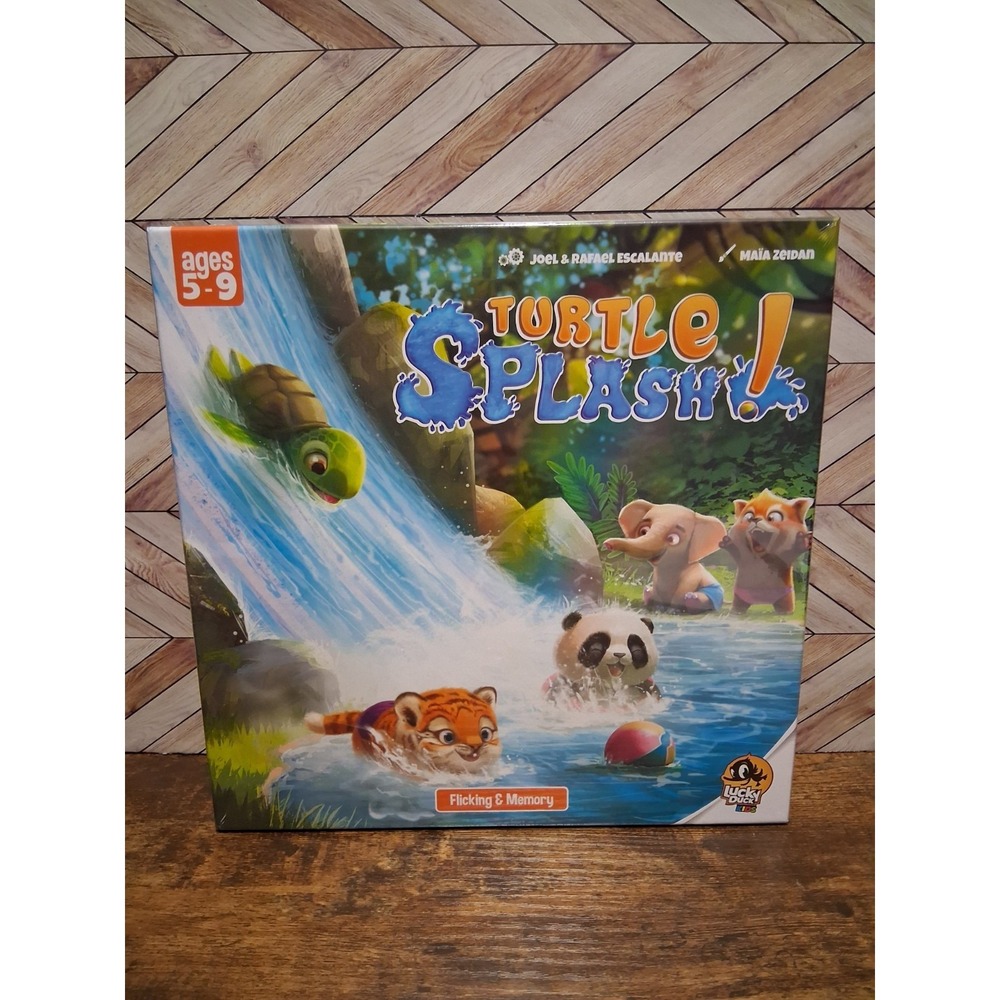 Turtle Splash Childrens Board Game Fun and Educational By Lucky Duck Games